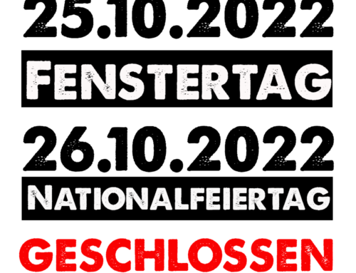 25. & 26.10.2022 – Geschlossen